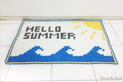 Hello Summer Bath Mat