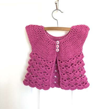 Crochet Lace Baby  Cardigan
