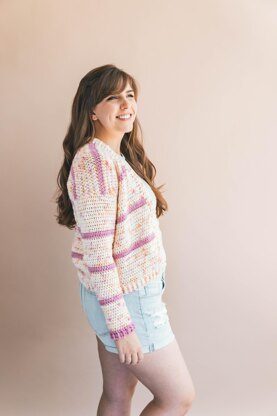 Confetti Striped Cardigan