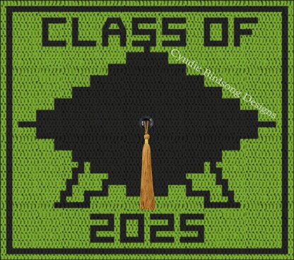 Graduation Cap mosaic square
