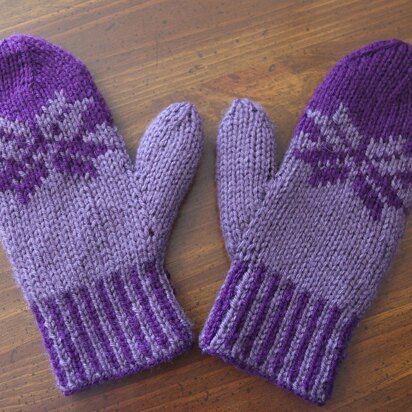 Double Knit Fair Isle Mittens