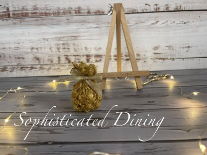 Lacy Parcel Favour Ferrero Rocher Cover Knitting Pattern