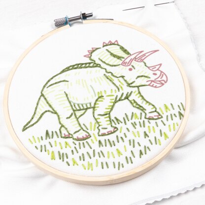 PopLush Dino-mite! Embroidery Kit - 5in