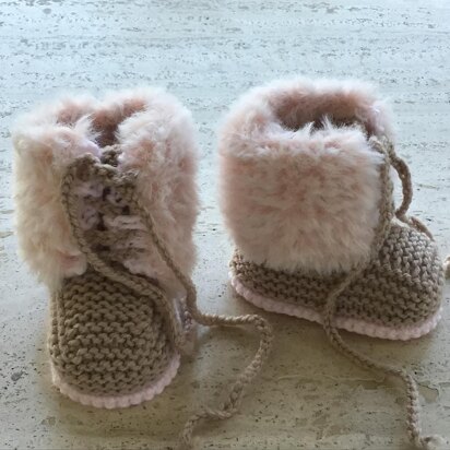 Fur Baby Girl Booties