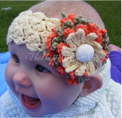 Chrysanthemum Baby Headband