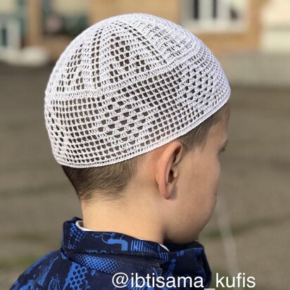 Men's crochet Islamic hat