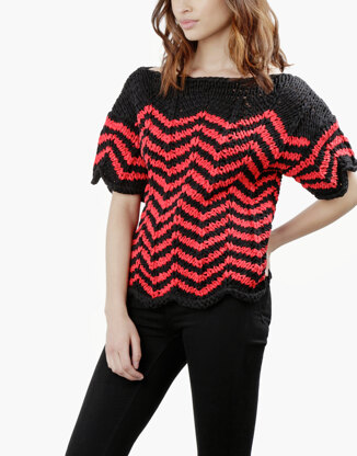 Ziggy Top in Wool and the Gang Mixtape Yarn - Downloadable PDF