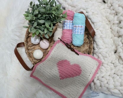 Heart Dishcloth