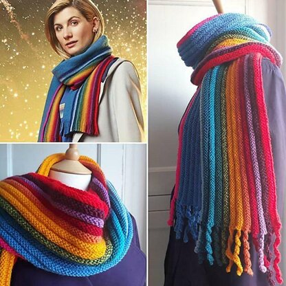 dr who scarf pattern knit