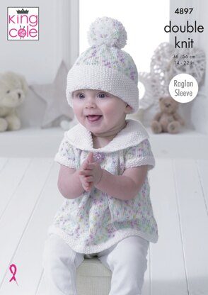 Baby Set in King Cole DK - 4897 - Downloadable PDF