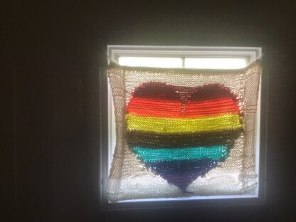 Rainbow heart