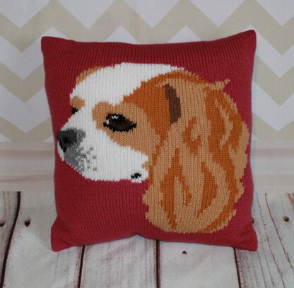 Blenheim Cavalier King Charles Spaniel Cushion Cover