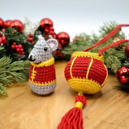 Lunar New Year Lantern Mouse