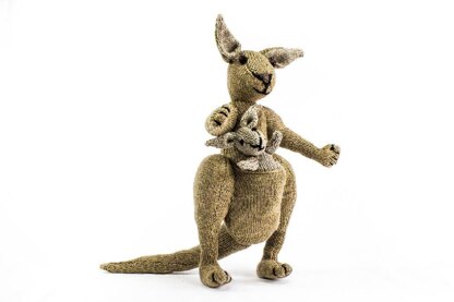 Australian Kangaroo and Joey