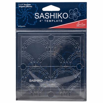 Sew Easy Sashiko Wellen Schablone