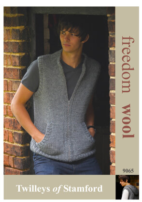 Gilet with Optional Hood in Twilleys Freedom Wool - 9065