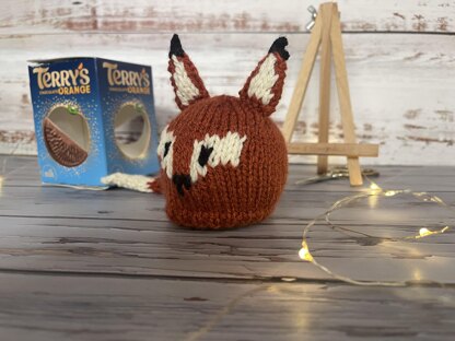 Fox Chocolate Orange Cover Knitting Pattern