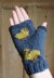 Duckling/Duck fingerless mitts/gloves