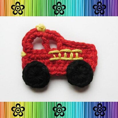 Fire Truck Applique