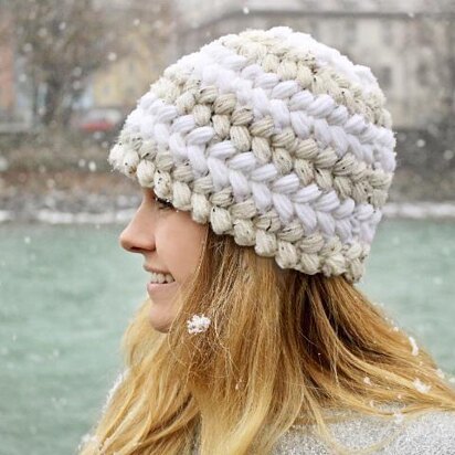 Braided Puff Hat