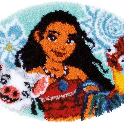Vervaco Moana Shaped Rug Latch Hook Kit - PN-0168698