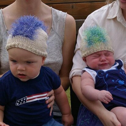 Fauxhawk baby hat