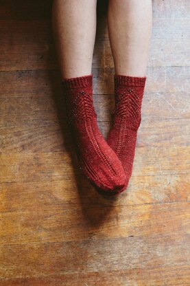 Sparkle Christmas Tree Socks