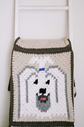 C2C Havanese / Maltese Dog Blanket Square