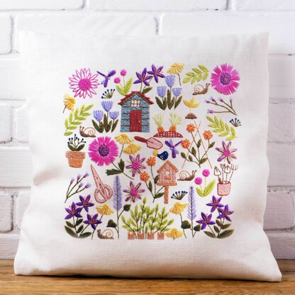 Stitchdoodles How does your Garden Grow Hand Embroidery Pattern