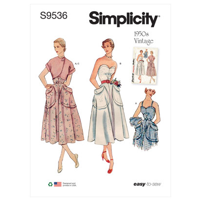 Simplicity Misses' Sundress and Bolero S9536 - Sewing Pattern