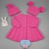 Aurora swing coat baby knitting pattern