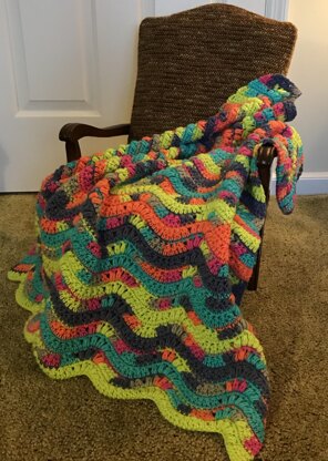 EASY Wild & Wavy Baby Blanket