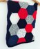 Hexagon Geometric Crochet Blanket