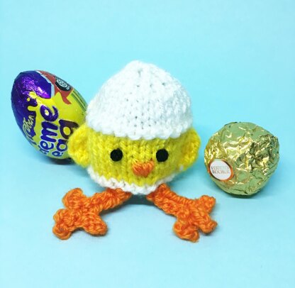 Easter chick, smartie, cream egg chocolate orange