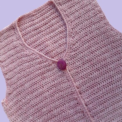 Simple Crochet Vest