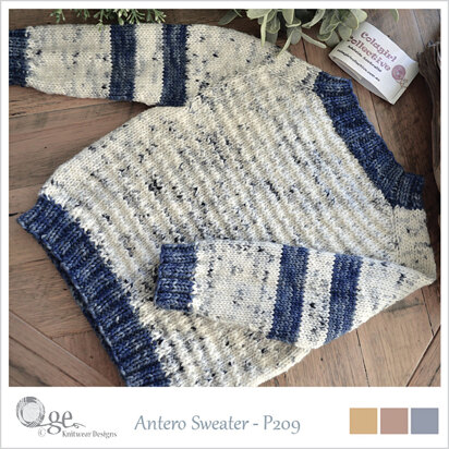 OGE Knitwear Designs P209 Antero Sweater PDF