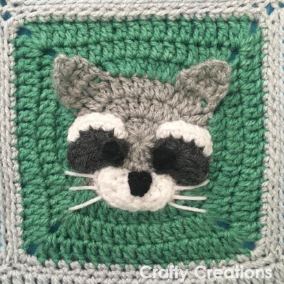 Raccoon Granny Square