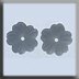 Mill Hill Bead MH12118 - Petite Flower Matte Silver