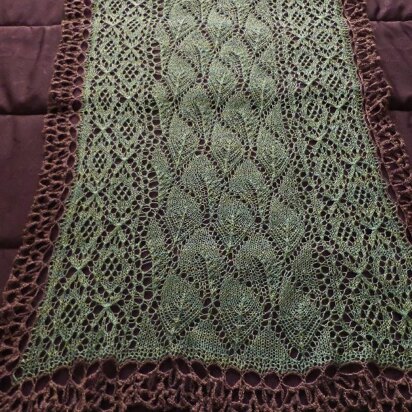 Sea Glass and Sand Shawl