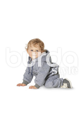 Burda Style Baby's Jogging Suit B9349 - Paper Pattern, Size 6M-3