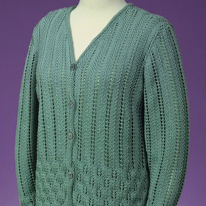 Fir Cone Lace Cardigan #107