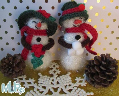 Stylish Snowmen Ornament