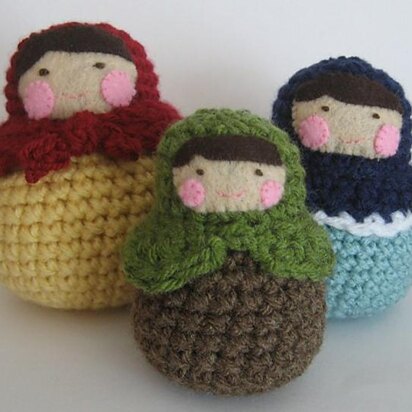Matryoshka Dolls Crochet Amigurumi Patterns