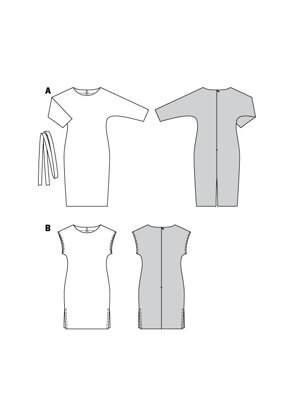 Burda Style Misses' Dress B6322 - Paper Pattern, Size 8-18