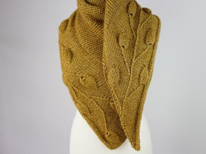 Golden Leaves Shawl