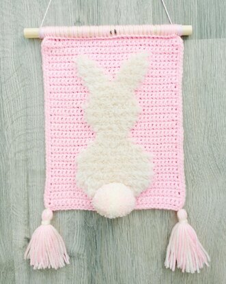 Fluffy Bunny Wall Hanging - US Terms