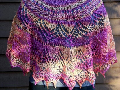 Sunburst Spectacular (poncho/shawl)