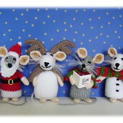 Snow Mice - knitting pattern