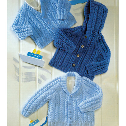 Babies and Children Jackets in Sirdar Snuggly DK - 3044 - Downloadable PDF