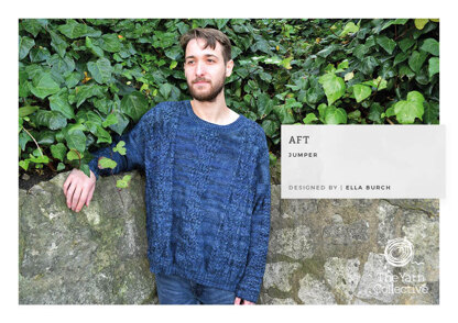 Aft - Sweater Knitting Pattern For Men in The Yarn Collective Bloomsbury DK by Ella Burch